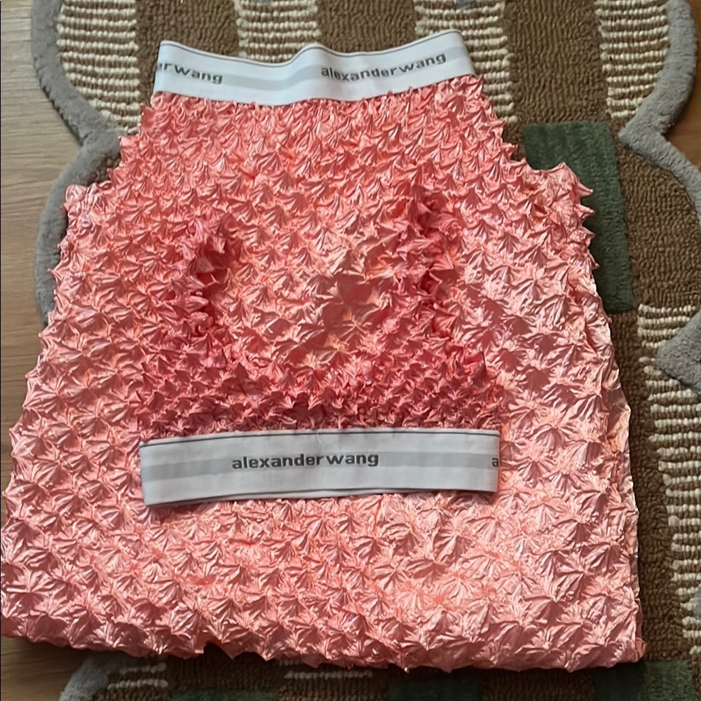 Alexander Wang Coral Textured Sleeveless Top